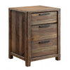 Furniture of America Hankinson Rustic Natural Tone Rustic Night Stand Model CM7576N