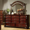 Furniture of America Arthur Brown Cherry Traditional Dresser Model CM7587D