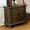 Furniture of America Persephone Rustic Natural Traditional Night Stand Model CM7661N