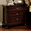 Furniture of America Northville Dark Cherry Transitional Night Stand Model CM7682N