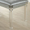 Furniture of America Maddie Silver Contemporary Bench Model CM7899SV-BN