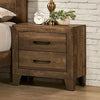 Furniture of America Wentworth Light Walnut Rustic Night Stand Model CM7912N