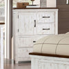Furniture of America Alyson Distressed White/Walnut Transitional Chest Model CM7962C