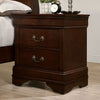 Furniture of America Louis Philippe Dark Cherry Transitional Night Stand Model FM7866CH-N