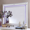 Furniture of America Brachium White Contemporary Mirror Model CM7977WH-M