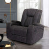 Furniture of America Amirah Dark Gray Transitional Glider Recliner Model CM9903-CH