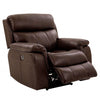 Furniture of America Antenor Brown Transitional Power Recliner Model CM9926MB-CH-PM