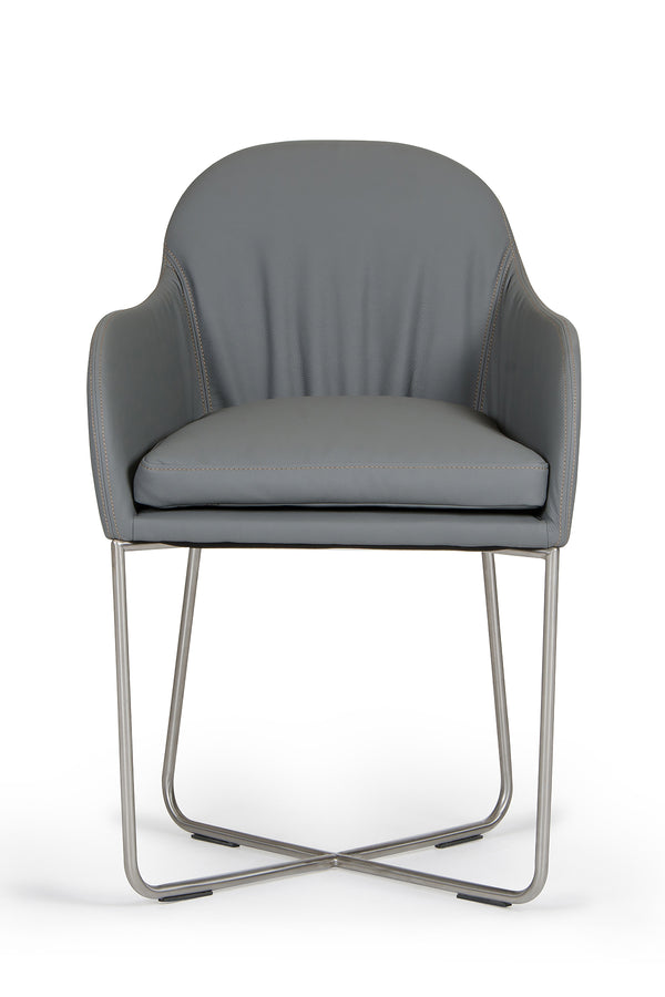 Modrest Sweeny Modern Grey Dining Chair Model VGEDCMI6009-GRY