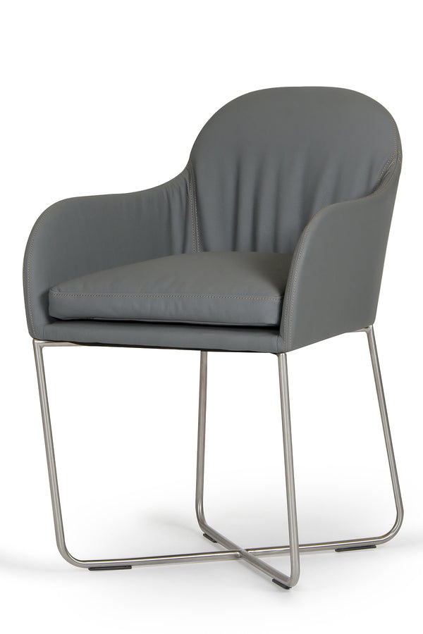 Modrest Sweeny Modern Grey Dining Chair Model VGEDCMI6009-GRY