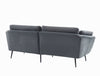 Divani Casa Cody Modern Dark Grey Fabric Sofa Model VGHCJYM2013-DKGRY