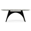 Modrest Colbert Modern Black & White Marble Dining Table Model VGNR-NI90065