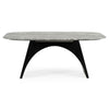 Modrest Colbert Modern Black & White Marble Dining Table Model VGNR-NI90065