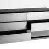 Modrest Concord Modern Black Marble & Black Ash & Aluminum Dresser Model VGVC-J2301-D