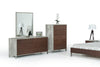 Nova Domus Conner Modern Dark Walnut & Faux Concrete Dresser Model VGAN-CONNER-DSR-DK