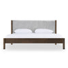 Modrest Carolina Modern Grey Fabric & Wenge Bed Model VGMA-BR-167-BED-WNG