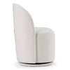 Modrest Correa Modern White Fabric Swivel Dining Chair Model VGKK-KF.Y1179-WHT