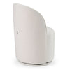 Modrest Correa Modern White Fabric Swivel Dining Chair Model VGKK-KF.Y1179-WHT