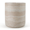Modrest Cozad Modern Faux Travertine Round End Table Model VGVC-ET25093