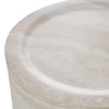 Modrest Cozad Modern Faux Travertine Round End Table Model VGVC-ET25093