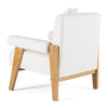 Modrest Cynthia Modern White Fabric & Wood Accent Chair Model VGRH-RHS-S204-1