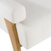 Modrest Cynthia Modern White Fabric & Wood Accent Chair Model VGRH-RHS-S204-1