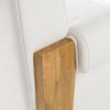Modrest Cynthia Modern White Fabric & Wood Accent Chair Model VGRH-RHS-S204-1
