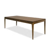 Modrest Dallas Mid Century Modern Brown Oak Extendable Dining Table Model VGME-121256-DT