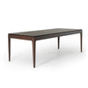 Modrest Dallas Mid Century Modern Brown Oak Extendable Dining Table Model VGME-121256-DT
