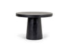 Modrest Desoto Modern Black Concrete Round Dining Table Model VGGR-630510-BLK