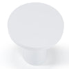 Modrest Desoto Modern White Concrete Round End Table Model VGGR-DESTOTO-WHT