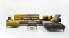 David Ferrari Display Italian Modern Grey & Yellow Fabric Modular Sectional Sofa Model VGFTDISPLAY