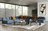 Divani Casa Forman Modern Blue Fabric Modular Armless Sectional Seat Model VGOD-ZW-23029-ARM