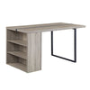 ACME Patwin Gray Oak & Black Dining Table Model DN00401