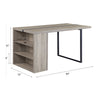 ACME Patwin Gray Oak & Black Dining Table Model DN00401