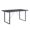 ACME Nakula Gray Oak & Black Dining Table Model DN00447