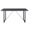 ACME Nakula Gray Oak & Black Dining Table Model DN00447