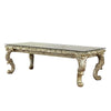 ACME Vatican Champagne Silver Dining Table Model DN00467