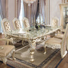 ACME Vatican Champagne Silver Dining Table Model DN00467
