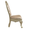 ACME Vatican Synthetic Leather & Champagne Silver Side Chair (Set-2) Model DN00468