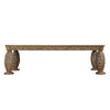 ACME Constantine Brown & Gold Dining Table Model DN00477