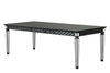 ACME Varian II Mirrored & Black Dining Table Model DN00590