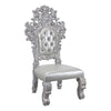 ACME Valkyrie Synthetic Leather Antique Platinum Side Chair (Set-2) Model DN00690