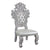 ACME Valkyrie Synthetic Leather Antique Platinum Side Chair (Set-2) Model DN00690