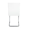 ACME Palton White Synthetic Leather & Chrome Side Chair (Set-2) Model DN00733