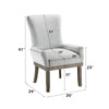 ACME Landon Gray Linen Arm Chair Model DN00952