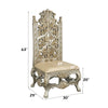 ACME Danae Synthetic Leather Champagne & Gold Side Chair (Set-2) Model DN01198