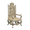 ACME Danae Synthetic Leather Champagne & Gold Arm Chair (Set-2) Model DN01199