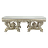 ACME Sorina Antique Gold Dining Table Model DN01208