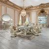 ACME Sorina Antique Gold Dining Table Model DN01208