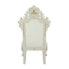 ACME Adara Pearl White Synthetic Leather & Antique White Side Chair (Set-2) Model DN01230